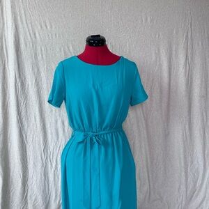 Elegant Teal Dress